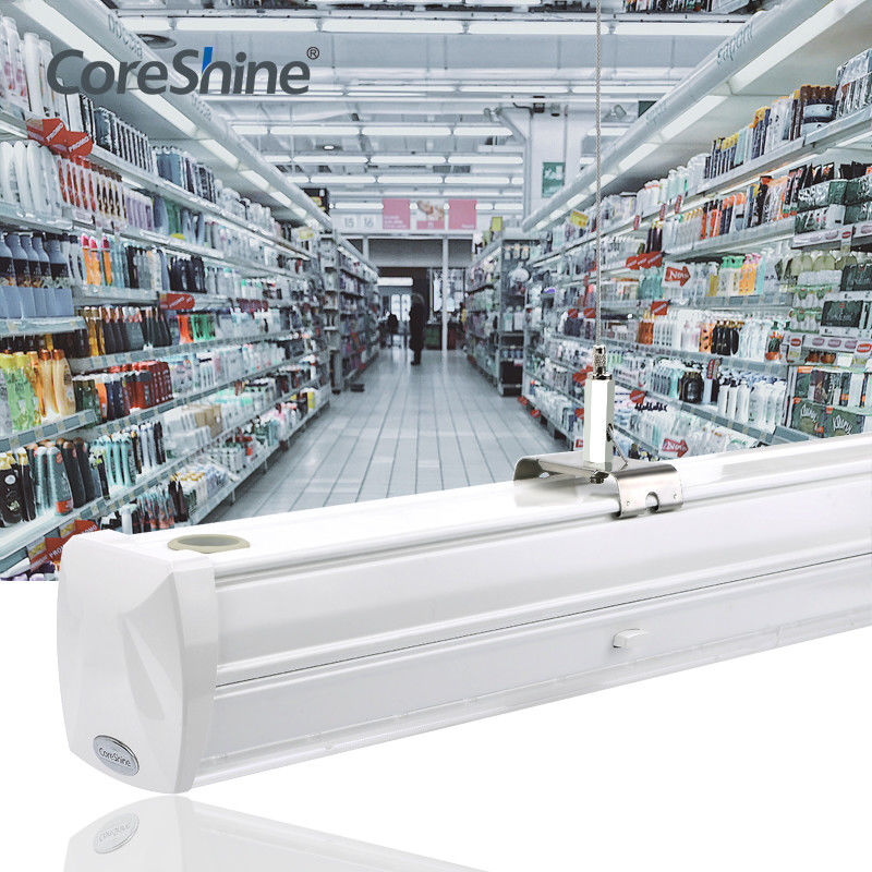 Waterproof 150cm LED Trunking System , 30W Supermarket Lighting Solutions