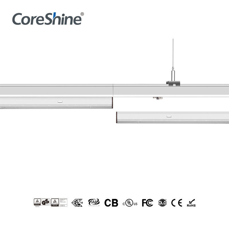 UL 120W  8 Ft Linear LED Fixture , 150lm/W Continuous Linear LED Lighting