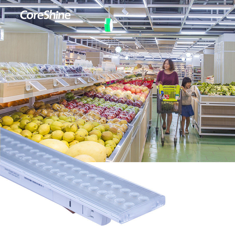 CRI90 Supermarket Lighting Standards , 18W Suspended Linear Pendant Lighting