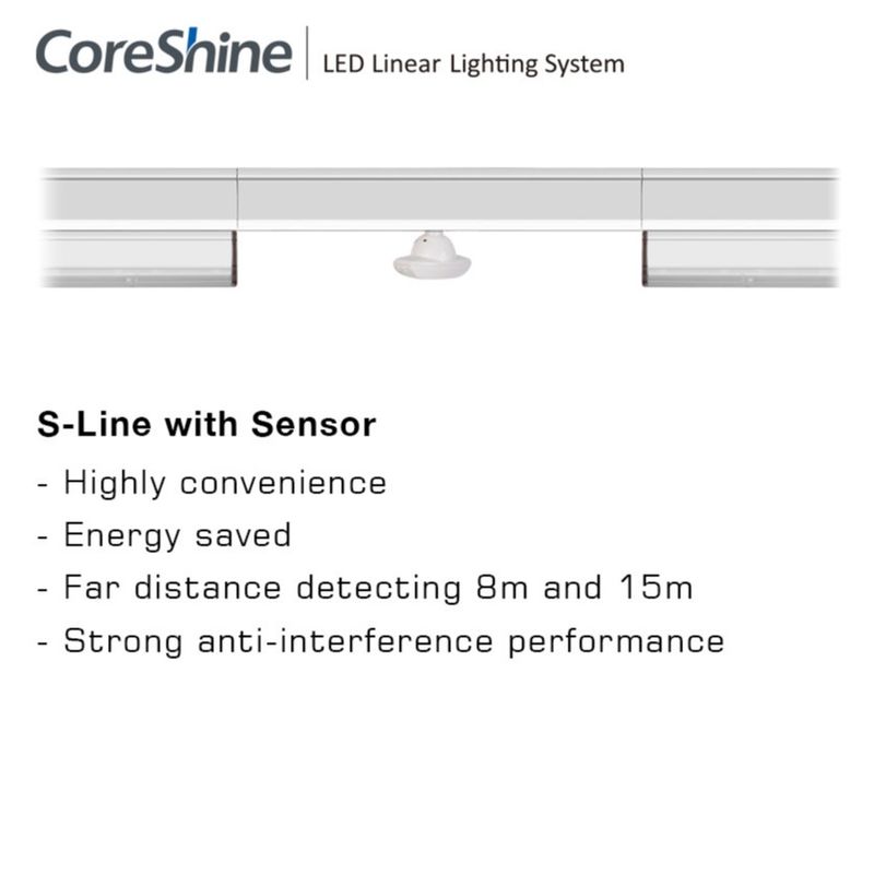 Linear Led Light Fixture with Motion Detective Sensor | Led Warehouse Fixtures